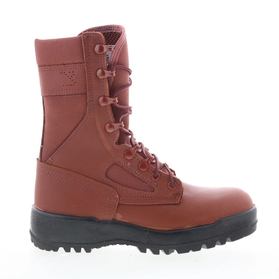 Botas tácticas McRae de combate israelíes hechas en EE. UU. 80IB para hombre de cuero marrón