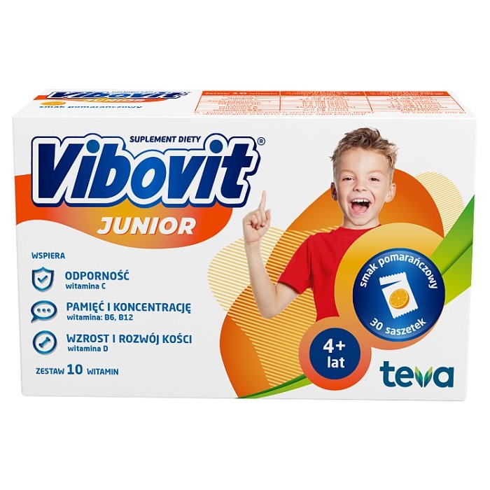 VIBOVIT JUNIOR ORANGE FLAVOR 30 sachets