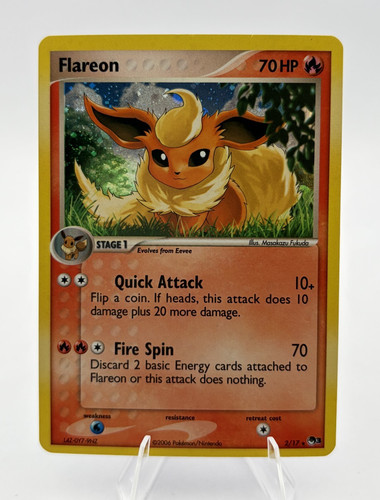 Flareon 2/17 Pop Series 3 Holo Pokemon TCG 2006