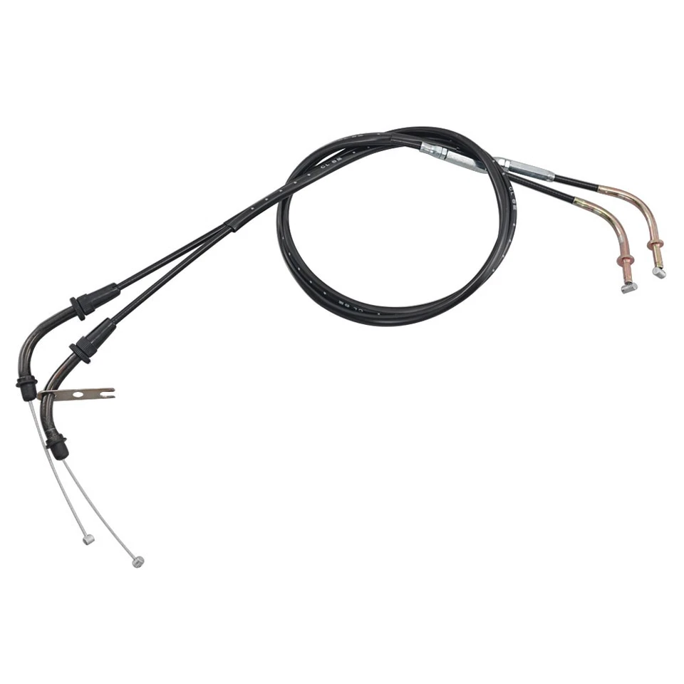 Cable de acelerador Balck cable de acero para Kawasaki VULCAN 900 VN900 CLASSIC LT 06-17 Foto 2 de 4