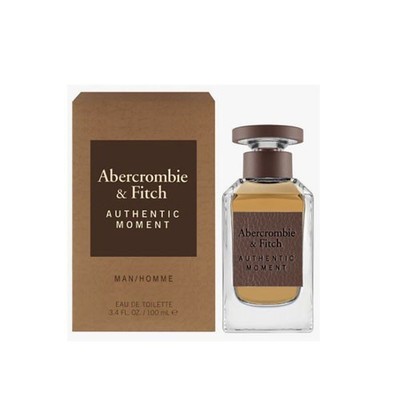 Abercrombie & Fitch Authentic Moment 3.4 oz Eau de Toilette Men | Spicy Scent