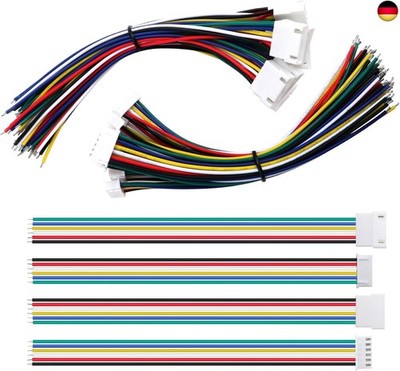10 Paar JST 2.54 XH 6 Pin Steckverbinder, Mini Micro JST XH 2.54 mm 6-Polige Buc