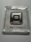 10 Gram Geiger Assay Edelmetalle .999 Silver Bar Bullion Germany
