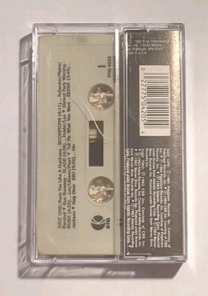 White Hot Masters Of Metal ~ Metal Compilation ~ Cassette (1987) PNU 4205 - Used - Image 2 of 4