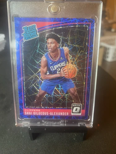 SHAI GILGEOUS-ALEXANDER 2018-19 DONRUSS OPTIC BLUE VELOCITY PRIZM RC Q4571