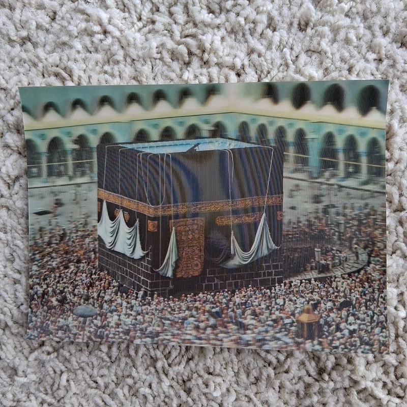 Vintage Hajj Pilgrimage to Mecca Lenticular 4x6 Print Photo Saudi Arabia