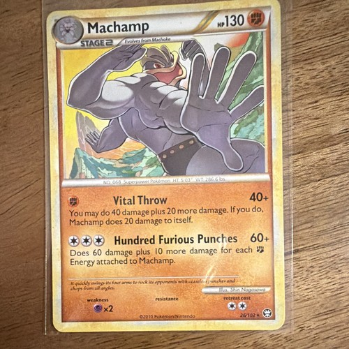 Machamp 26/102 Triumphant Stage 2 130 HP Rare Regular English