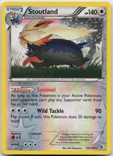 Stoutland Reverse Holo Rare Boundaries Crossed 122/149 LP on eBay