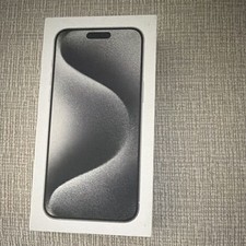 Apple iPhone 15 Pro Max 256GB White Titanium A2849 A17 Pro Unlocked  BOX ONLY