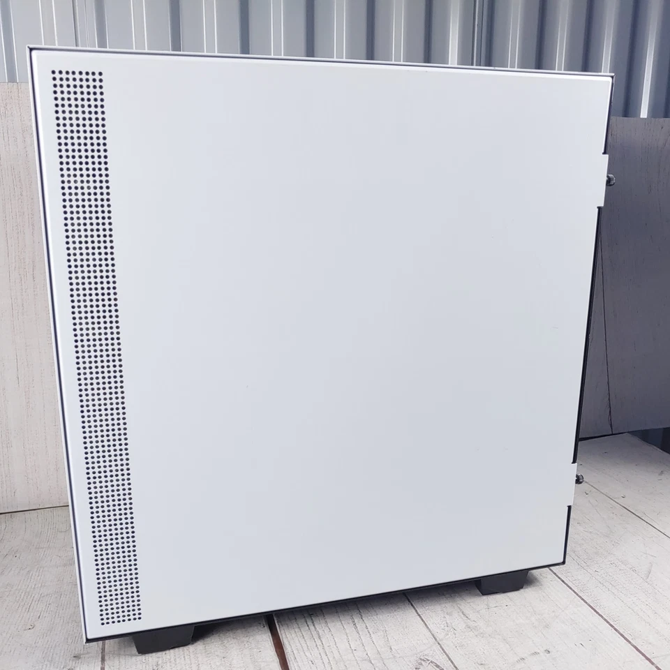 NO GLASS - NZXT CA-H510i-W1 Compact ATX Mid-Tower Gaming Case - Matte White USED - Image 2 of 4