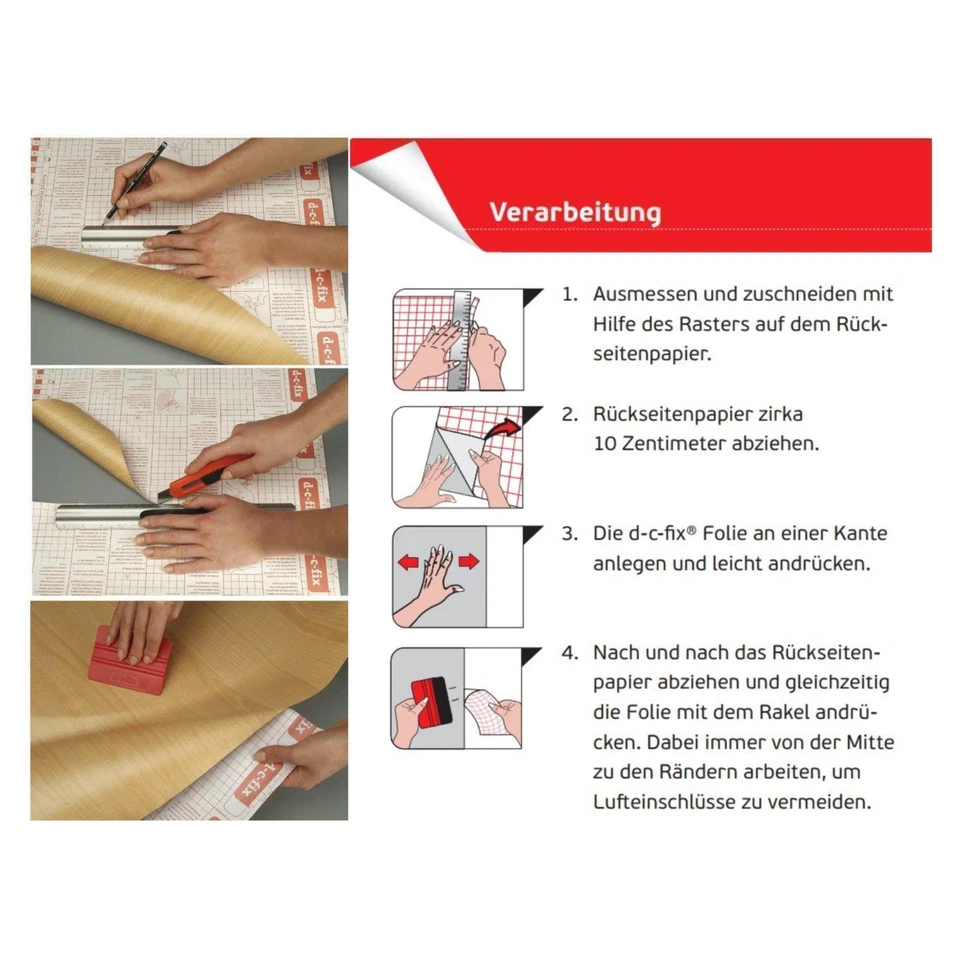 d-c-fix Klebefolie Velours Schwarz Möbelfolie Selbstklebend Dekor 100 x 45 cm - Bild 3 von 3