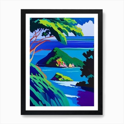 Lord Howe Island Australia Colourfu Framed Wall Art Poster Canvas Print Picture