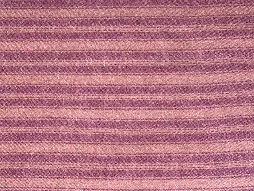 By 1/2 Yd Maroon & Pink Homespun Stripe Tone on Tone Soft Cotton Fabric BTHY - product listing photo