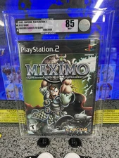 2002 PS2 Maximo Ghosts to Glory Graded VGA 85 NM+ BRAND NEW SEALED Not WATA CGC