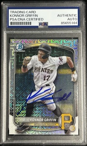2025 Bowman Chrome Konnor Griffin Mojo Psa 10 Auto