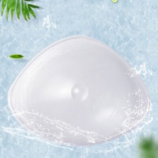 Silicone Breast Form 1 Piece Clear Bra Insert Enhancer Pad Swimming Hot Spring