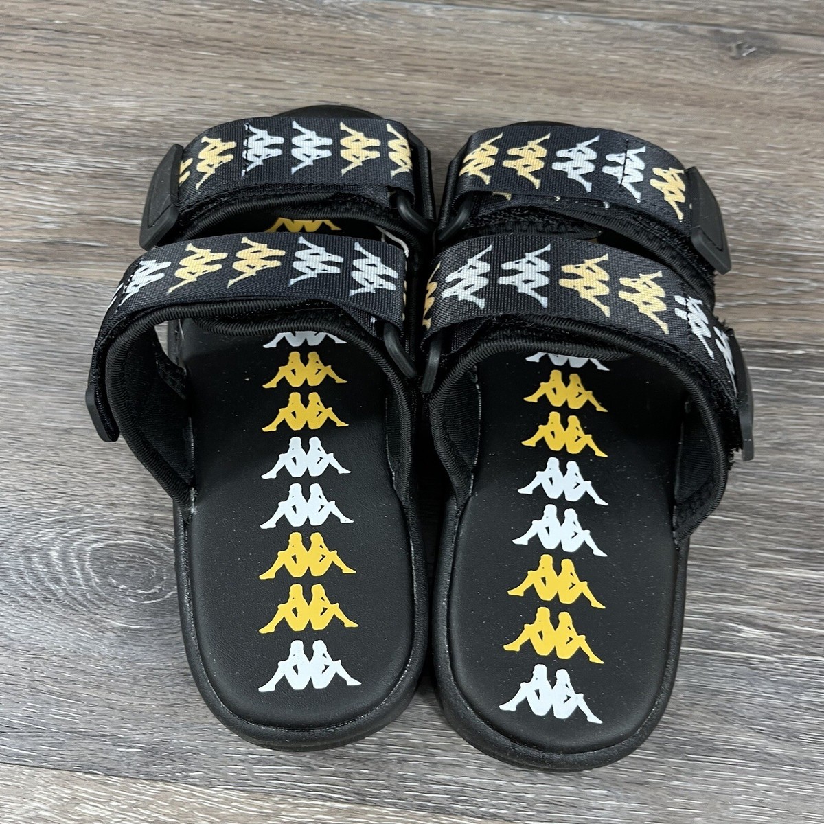 Kappa 222 Banda Aster 4 Shoes Sandals Slides Black White  display picture 2