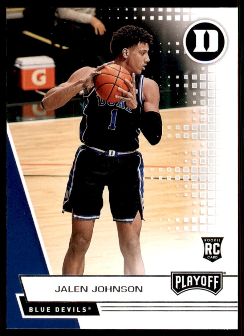 Jalen Johnson 2021-22 Panini Chronicles Draft Playoff Rookie #364 Duke NCAA RC