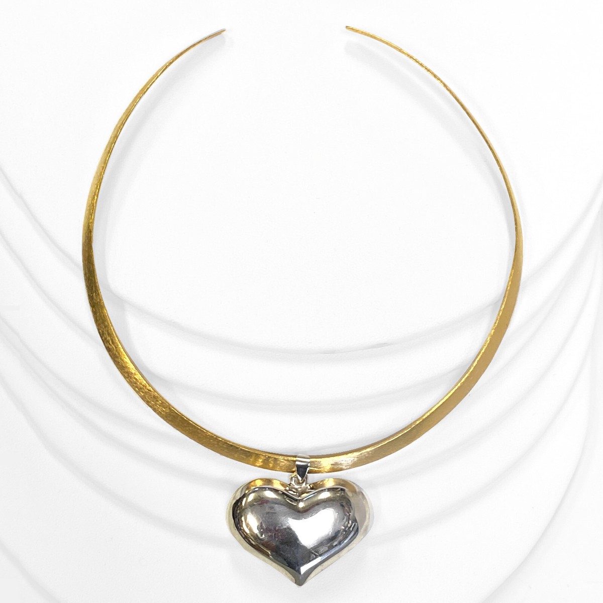 Big Love Choker: Adjustable Neckwire w Removable Sterling Silver