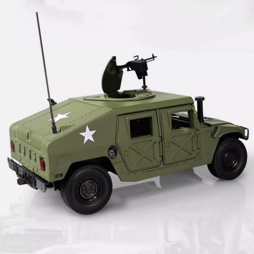 New 24cm Diecast Alloy 1/18 For Hummer Hmmwv Battlefield Vehicle Model - Picture 13 of 17
