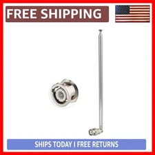 Lightweight BNC Male 7-Section Scanner Antenna 20-1300MHz for Handheld Radios