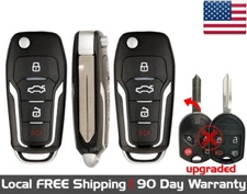 2x New Replacement Keyless Entry Remote Key Fob For Ford Mazda Lincoln Mercury