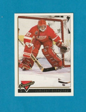 1993-94 Topps Premier Hockey GOLD parallel #411 Vincent Riendeau RED WINGS