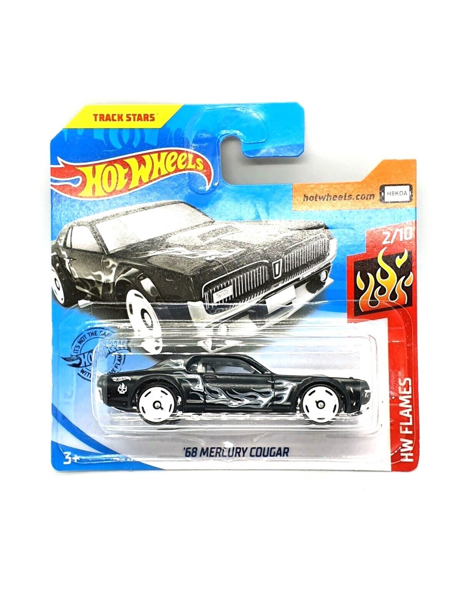 Hot Wheels Black Ford 1968 Mercury Cougar Kids Diecast Toy
