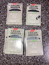 Lot Of 8 Packs Of Organ Sewing Machine Needle DPx17 with Assorted Sizes