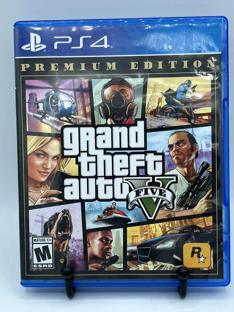 Ps4 GTA 5 Grand Theft Auto V Complete With Map