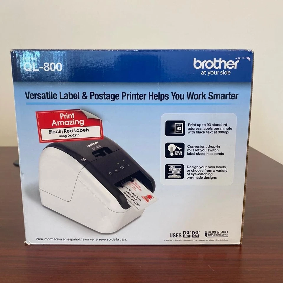 Brother QL-800 High-Speed Professional Label Printer - Image 2 of 4