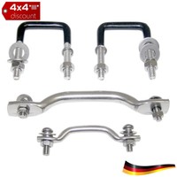 Scheibenrahmen AuflagebüGel Kit, Vorne Stainless Steel Jeep CJ 1955/1986