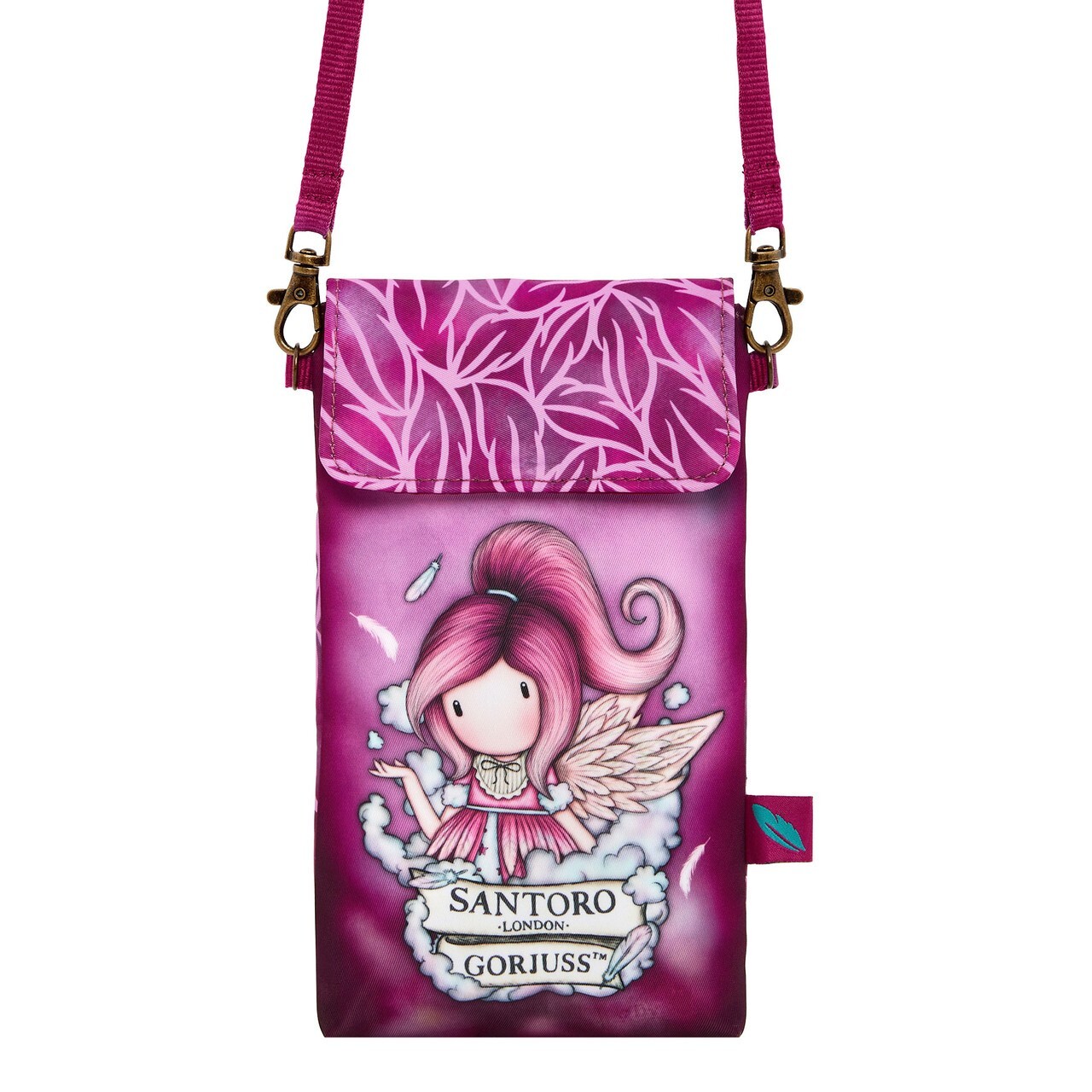 TRACOLLA pocket bag GORJUSS tracollina 1186GJ01 santoro ELEMENTS rosa DANCING ON