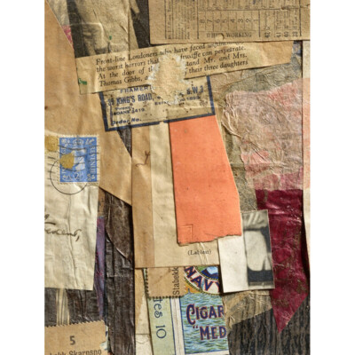 Schwitters Dada Zigarre Abstrakte Collage Leinwand Wandbild Kunstdruck Poster