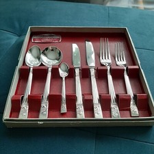 Regent silver plated cutlery set vintage