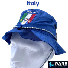 ITALIEN 2006 HANDGEFERTIGTER FUSSBALL BUCKET-HUT GROSS ERWACHSENE (NEUWERTIG) ART OF FOOTBALL