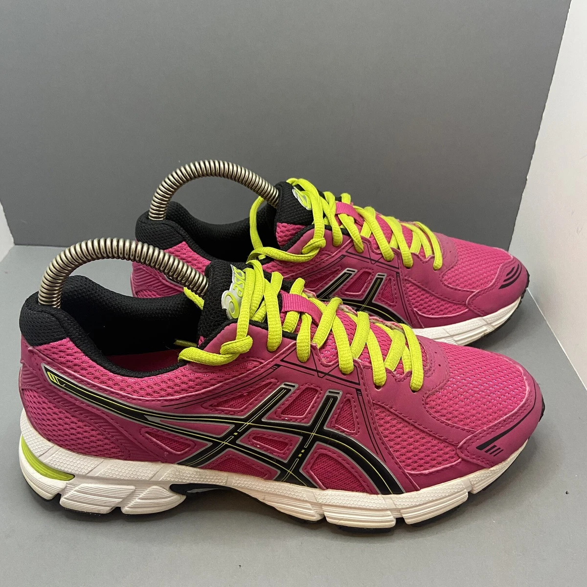 WOMENS ASICS GEL ESSENT TRAINERS UK 5 EU 38 PINK RUNNING SHOES GYM SPORTS