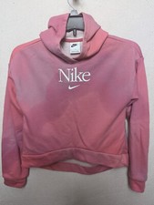 Nike Sportswear Big Kids' Girls Large - Pink/White Pullover Hoodie DJ5824