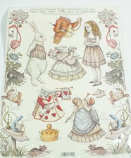 alice in wonderland paper dolls