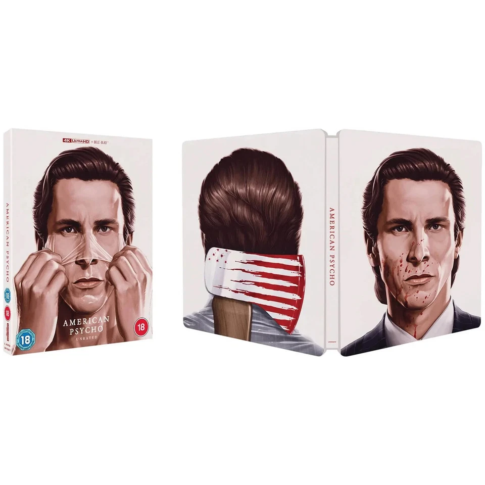 AMERICAN PSYCHO WALMART EXCLUSIVE 4K UHD BLURAY STEELBOOK *NEW & SEALED!* - Image 3 of 4