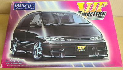 Aoshima 1/24 Estima EMINA G 4WD Twin Moon Roof Kenstyle VIP American Model Kit