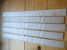 VIOLIN RIBS, SET OF 5, FINE AGED FLAMED MAPLE, CRAFTED TO SIZE, UK SELLER