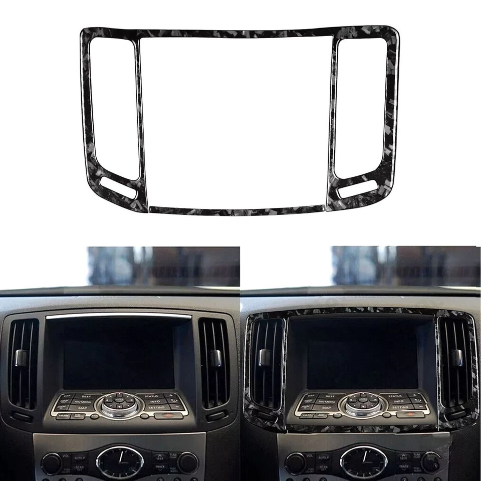 Kits de 30 piezas de fibra de carbono forjada adornos decorativos interiores para Infiniti G25 G37 Q60 Foto 2 de 4