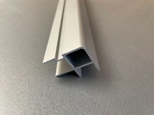 Campervan Aluminium Shelf Edge & 12v LED Light Strip, Curved Corner Profile