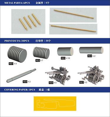 Shipyard 1/700 S700023 Upgrade Parts for Pit-Road IJN Yukikaze