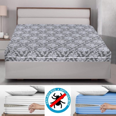 Matratzenbezug mit Reißverschluss Schutz Anti-Bett-Wanzen Gesamtgehäuse Single Doppel King