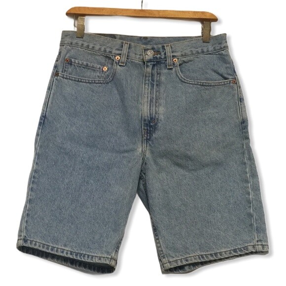 Levis 505 Regular Fit Denim Jean Shorts Mens Size 29 Inseam 9" eBay