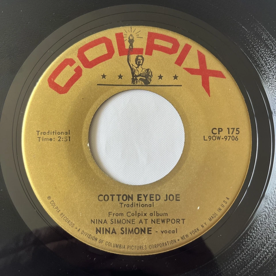 SOUL JAZZ 45 NINA SIMONE Trouble In Mind / Cotton Eyed Joe  COLPIX CP 175 - Image 4 of 4