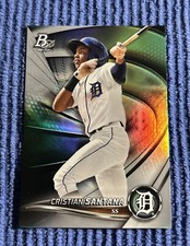2022 Bowman Platinum #TOP-24 Cristian Santana Detroit Tigers