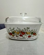 Rare Vintage CORNING WARE L'Echalote LaMarjolaine LeRomarin Spice of Life 5LT/QT
